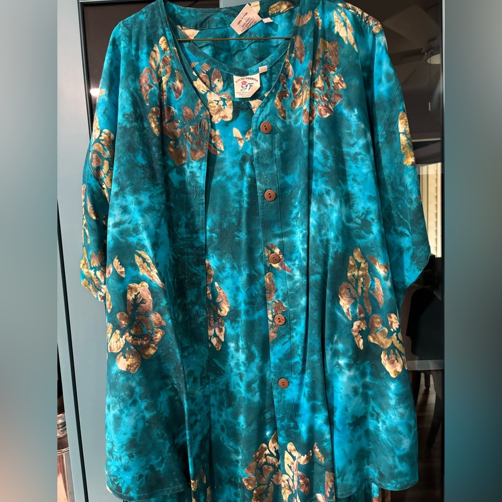 2 Piece Young Fashion Dress, Indonesian, Size 1X